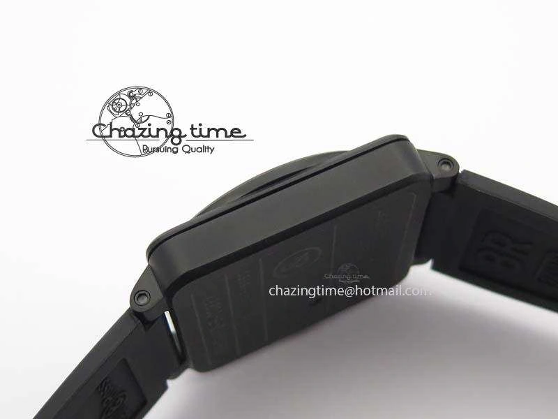 BR 03-92 PVD Case V2 42.5mm Gray Dial On Rubber Strap MIYOTA 9015