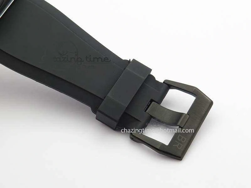 BR 03-92 PVD Case V2 42.5mm Gray Dial On Rubber Strap MIYOTA 9015