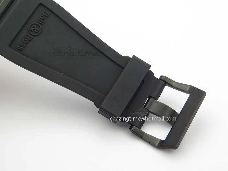 BR 03-92 PVD Case V2 42.5mm Gray Dial On Rubber Strap MIYOTA 9015