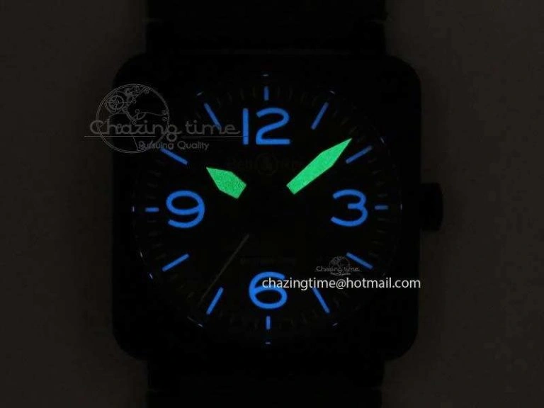 BR 03-92 PVD Case V2 42.5mm Green Dial On Canvas Strap MIYOTA 9015