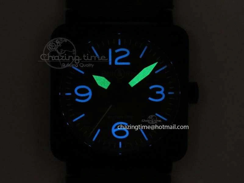 BR 03-92 PVD Case V2 42.5mm Green Dial On Canvas Strap MIYOTA 9015