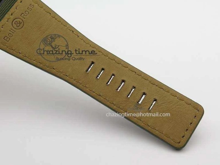 BR 03-92 PVD Case V2 42.5mm Green Dial On Canvas Strap MIYOTA 9015
