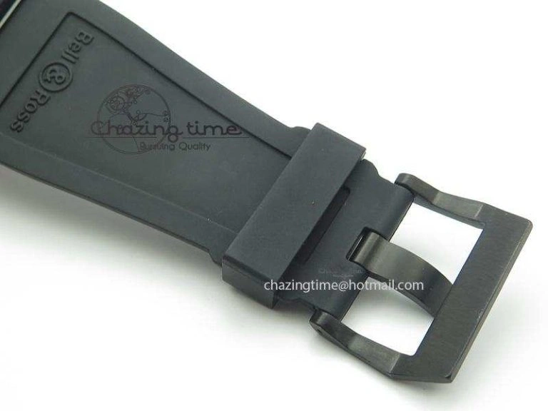 BR 03-92 PVD Desert Type 42 mm On Black Rubber Strap MIYOTA 9015