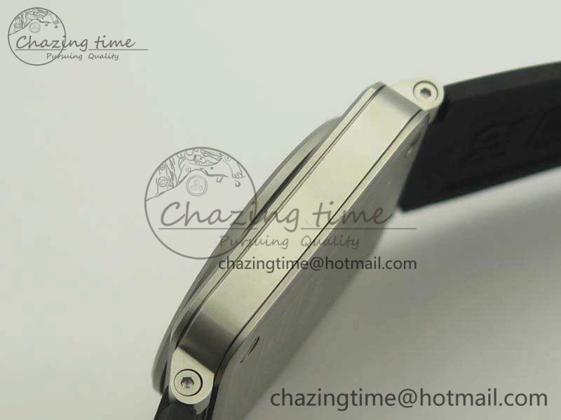 BR 03-92 SS 42.5mm Cream Dial On Rubber Strap MIYOTA9015 V3