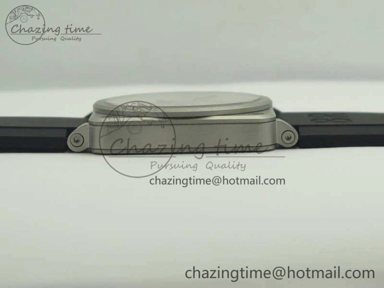 BR 03-92 SS 42.5mm Cream Dial On Rubber Strap MIYOTA9015 V3