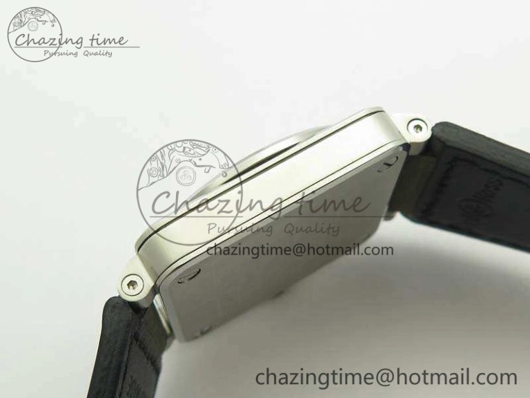 BR 03-92 SS 42.5mm Green Camouflage Dial On Leather Strap MIYOTA9015 V3