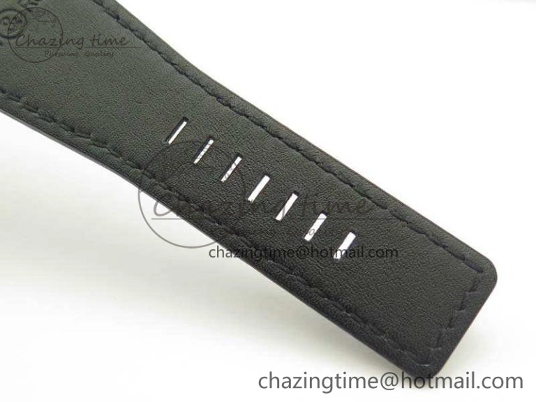 BR 03-92 SS 42.5mm Green Camouflage Dial On Leather Strap MIYOTA9015 V3