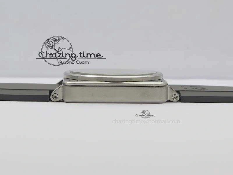 BR 03-92 SS 42MM Gray Dial On Gray Rubber Strap MIYOTA 9015