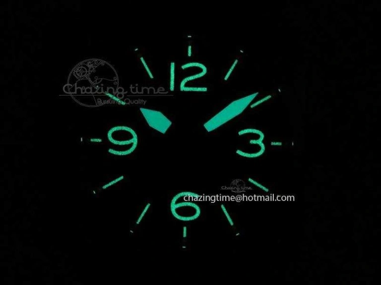 BR 03-92 SS Black Dial Blue Numbers 42MM On Black Rubber Strap MIYOTA 9015