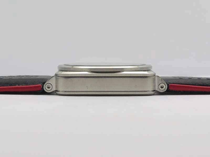 BR 03-92 SS Case 42.5mm Skeleton Dial RG Markers On Leather Strap MIYOTA 9015