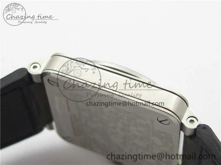 BR 03-92 SS Case V3 Best Edition Black Dial on Brown Leather Strap MIYOTA 9015