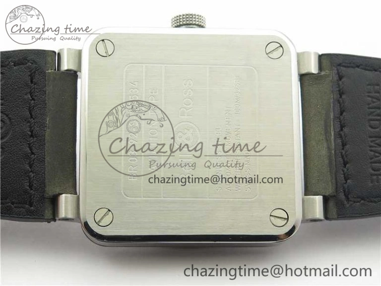 BR 03-92 SS Case V3 Best Edition Black Dial on Brown Leather Strap MIYOTA 9015