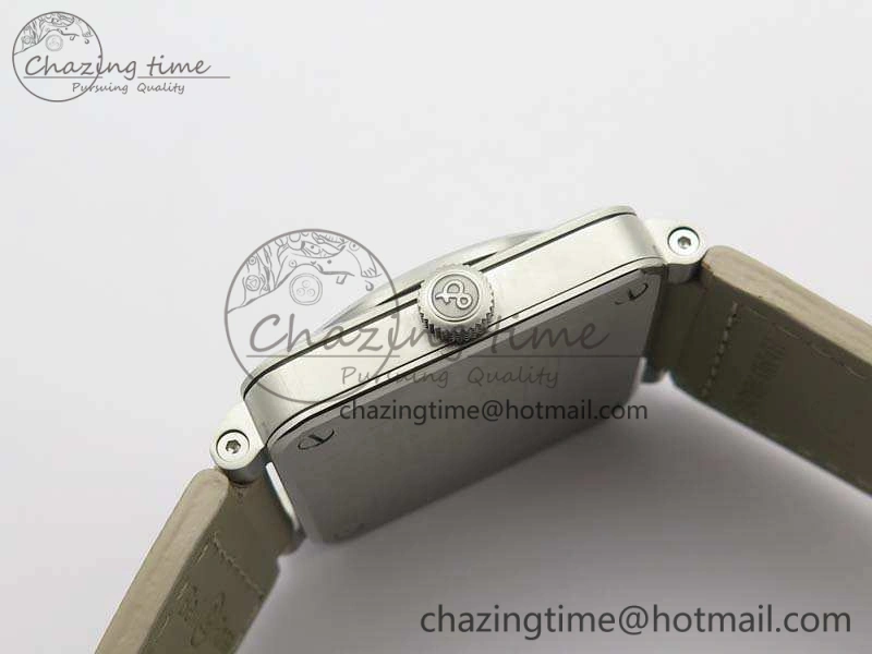 BR 03-92 SS Case V3 Cream Dial 42.5mm On Leather Strap MIYOTA 9015