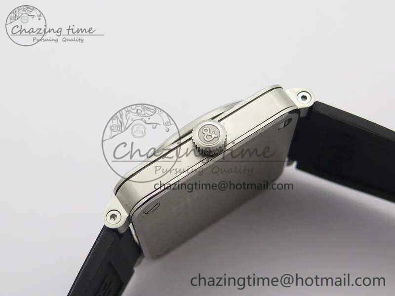 BR 03-92 SS Case V3 Gray Dial 42.5mm On Rubber Strap MIYOTA 9015