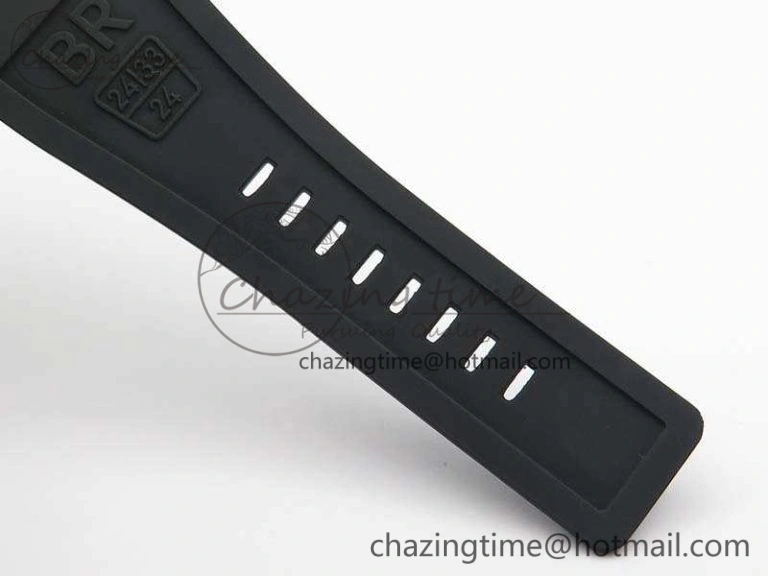 BR 03-92 SS Case V3 Gray Dial 42.5mm On Rubber Strap MIYOTA 9015