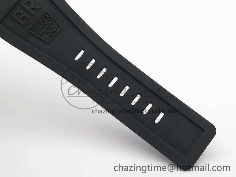 BR 03-92 SS Case V3 Gray Dial 42.5mm On Rubber Strap MIYOTA 9015