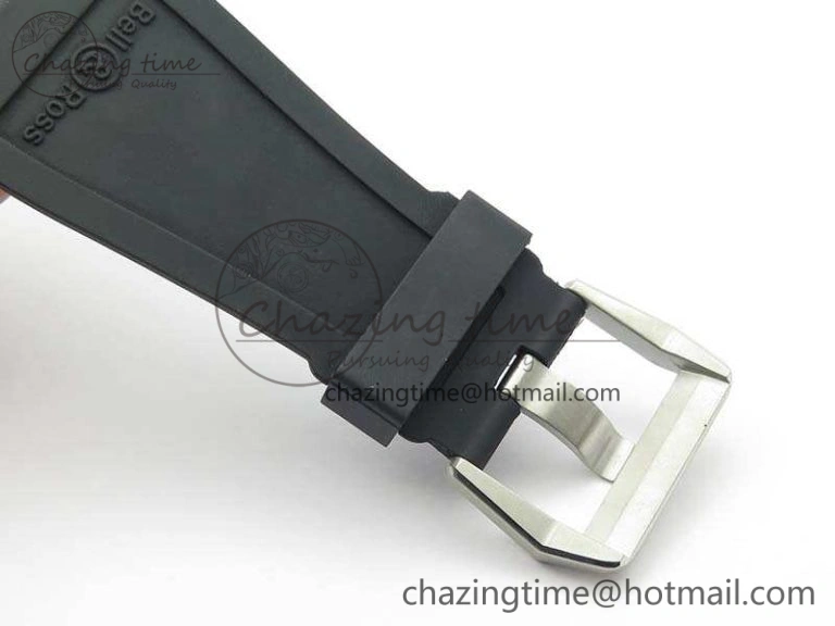 BR 03-92 SS Case V3 Gray Dial 42.5mm On Rubber Strap MIYOTA 9015