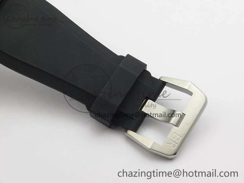 BR 03-92 SS Dark Gray Dial 42.5mm On Rubber Strap MIYOTA 9015 V3