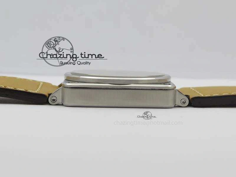 BR 03-92 SS Desert Type 42MM Gray Dial On Leather Strap MIYOTA 9015