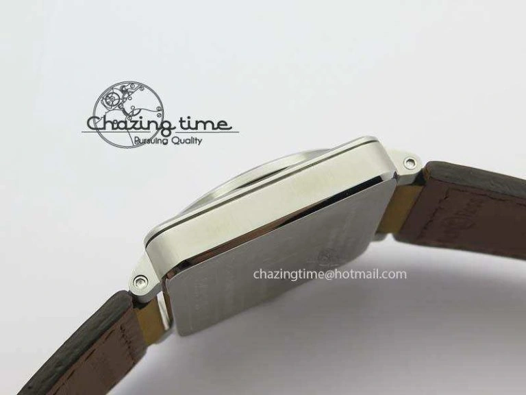 BR 03-92 SS Desert Type 42MM Gray Dial On Leather Strap MIYOTA 9015