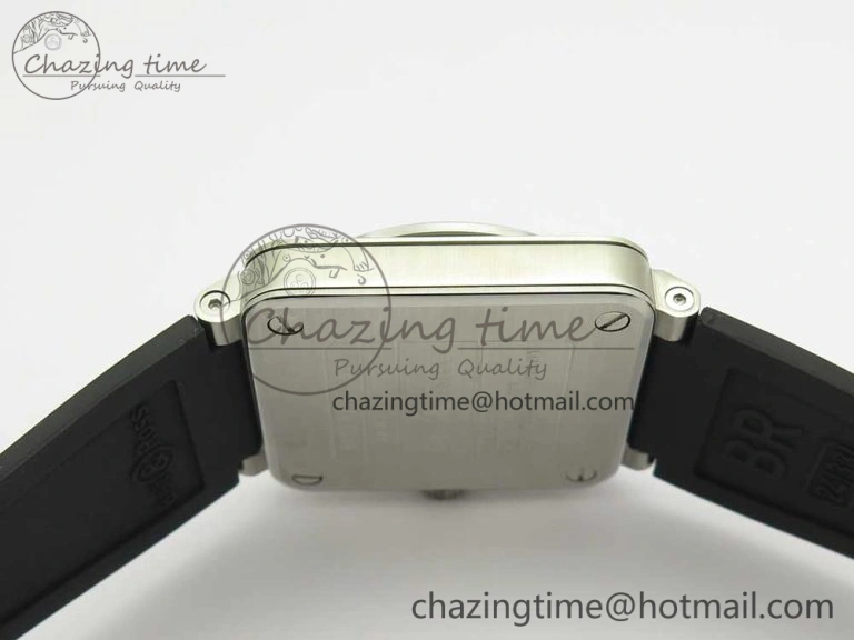 BR 03-92 Steel 1:1 Best Edition Black Apes Dial on Black Rubber Strap MIYOTA 9015 V3