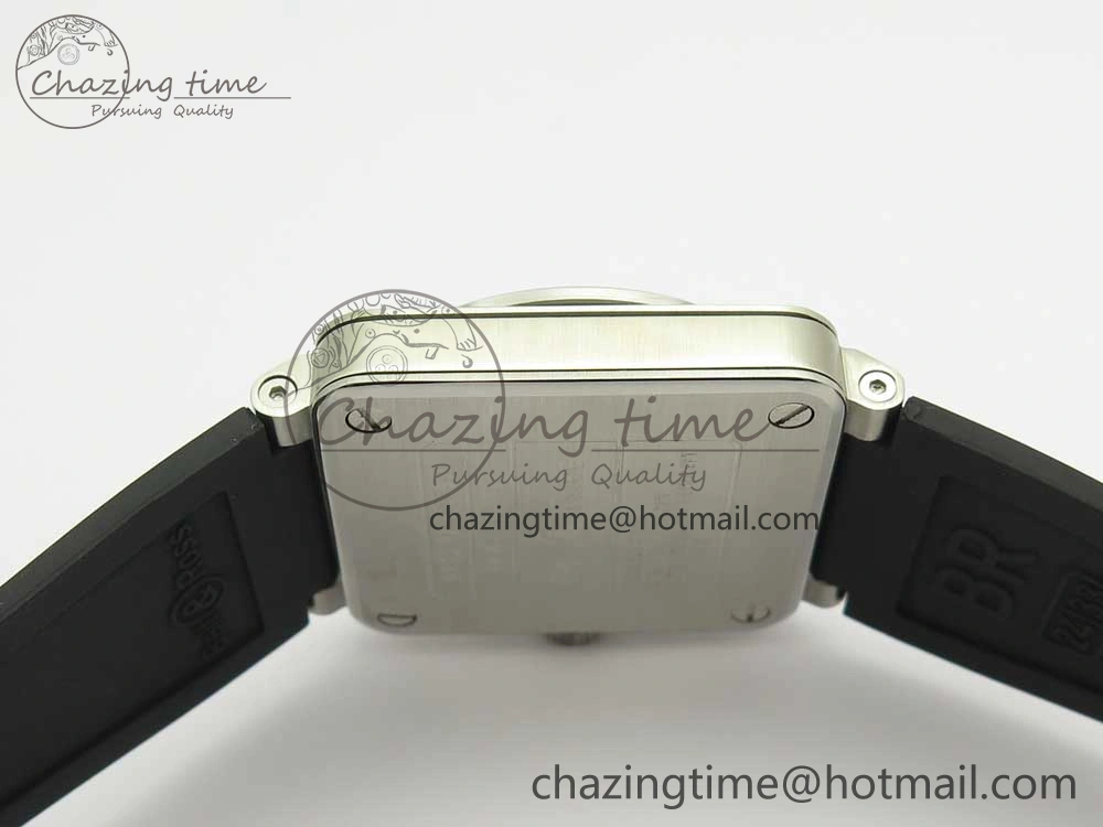 BR 03-92 Steel 1:1 Best Edition Black Apes Dial on Black Rubber Strap MIYOTA 9015 V3