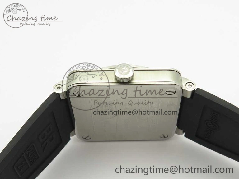 BR 03-92 Steel 1:1 Best Edition Black Apes Dial on Black Rubber Strap MIYOTA 9015 V3