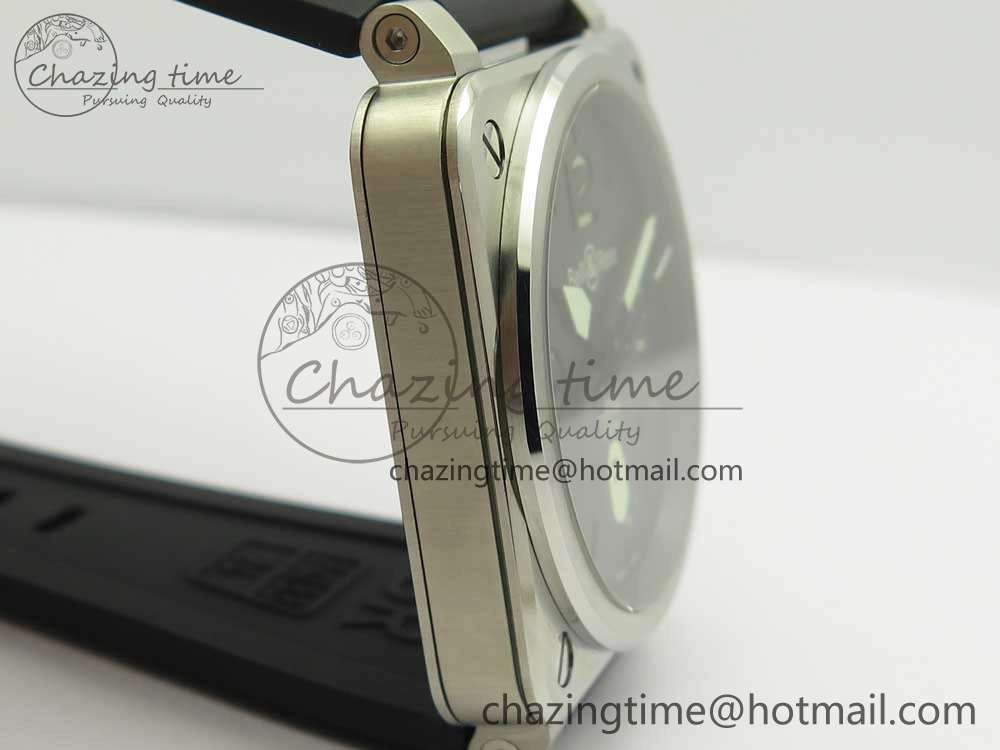 BR 03-92 Steel 1:1 Best Edition Black Apes Dial on Black Rubber Strap MIYOTA 9015 V3