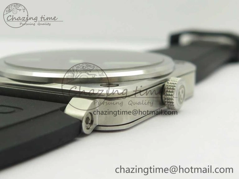 BR 03-92 Steel 1:1 Best Edition Black Apes Dial on Black Rubber Strap MIYOTA 9015 V3