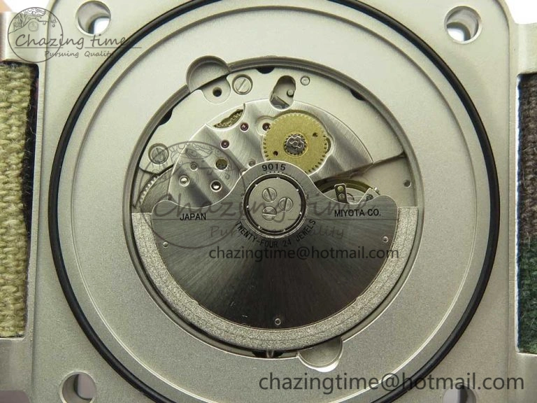 BR 03-92 Steel 1:1 Best Edition Camouflage Apes Dial on Camouflage Nylon Strap MIYOTA 9015 V3