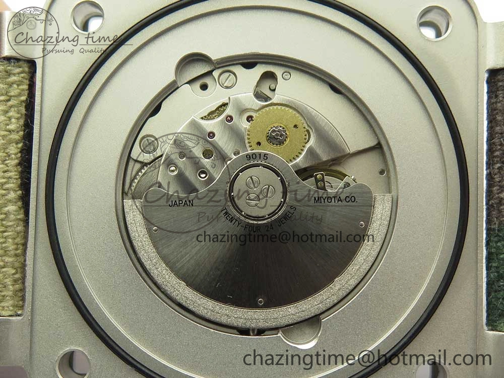 BR 03-92 Steel 1:1 Best Edition Camouflage Apes Dial on Camouflage Nylon Strap MIYOTA 9015 V3
