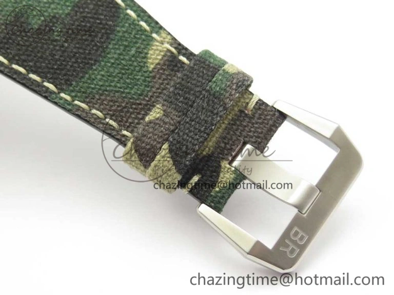 BR 03-92 Steel 1:1 Best Edition Camouflage Apes Dial on Camouflage Nylon Strap MIYOTA 9015 V3