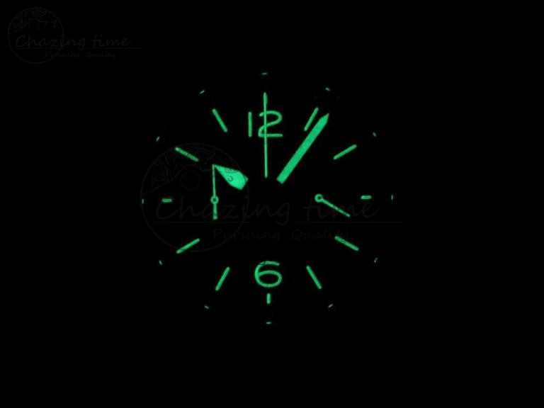 BR 03-94 Chrono PVD Black Dial Yellow Markers on Brown Leather Strap A7750 (Free Nylon Strap)