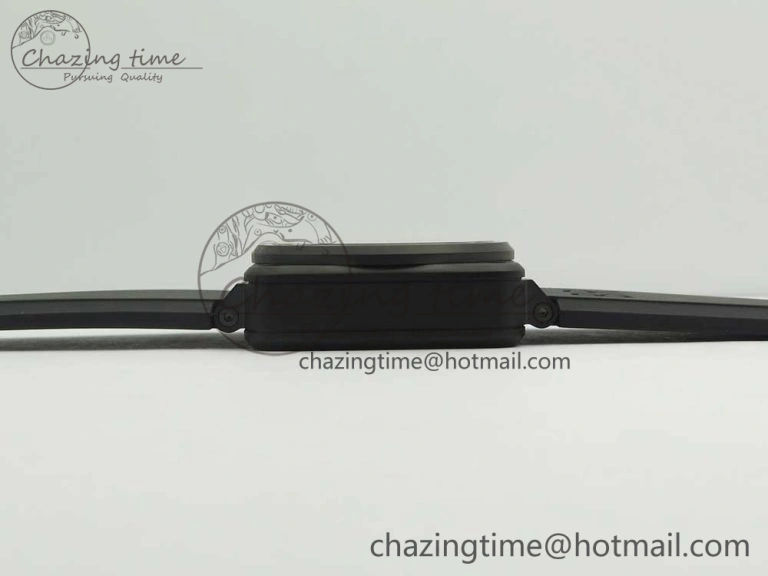 BR 03-94 Chrono PVD Brown Dial Black Markers on Black Rubber Strap A7750 (Free Nylon Strap)