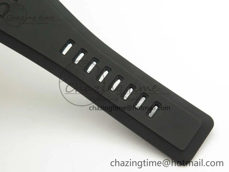 BR 03-94 Chrono PVD Brown Dial Black Markers on Black Rubber Strap A7750 (Free Nylon Strap)