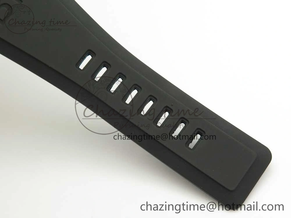 BR 03-94 Chrono PVD Brown Dial Black Markers on Black Rubber Strap A7750 (Free Nylon Strap)