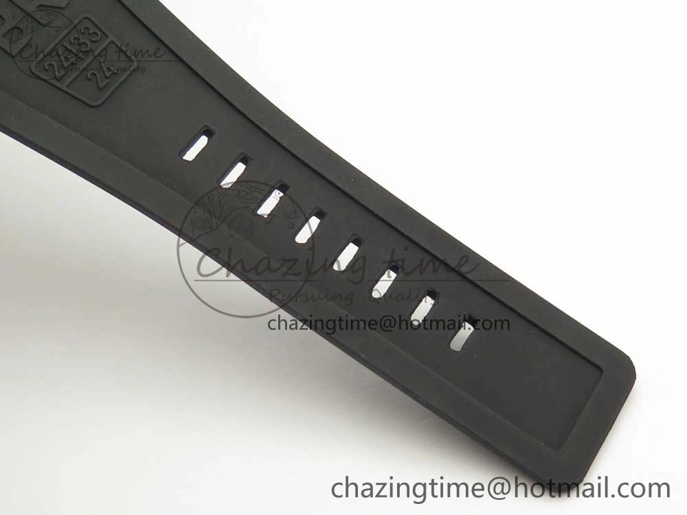 BR 03-94 Chrono PVD Brown Dial Black Markers on Black Rubber Strap A7750 (Free Nylon Strap)