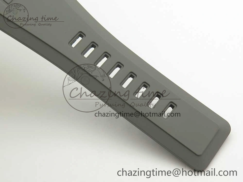 BR 03-94 Chrono PVD Gray Dial Black Markers on Gray Rubber Strap A7750 (Free Nylon Strap)