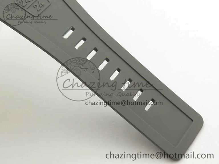 BR 03-94 Chrono PVD Gray Dial Black Markers on Gray Rubber Strap A7750 (Free Nylon Strap)