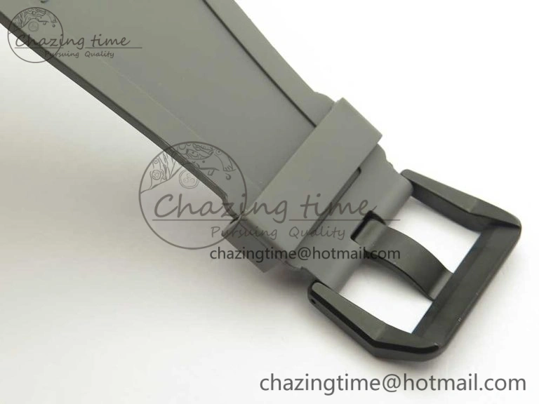 BR 03-94 Chrono PVD Gray Dial Black Markers on Gray Rubber Strap A7750 (Free Nylon Strap)