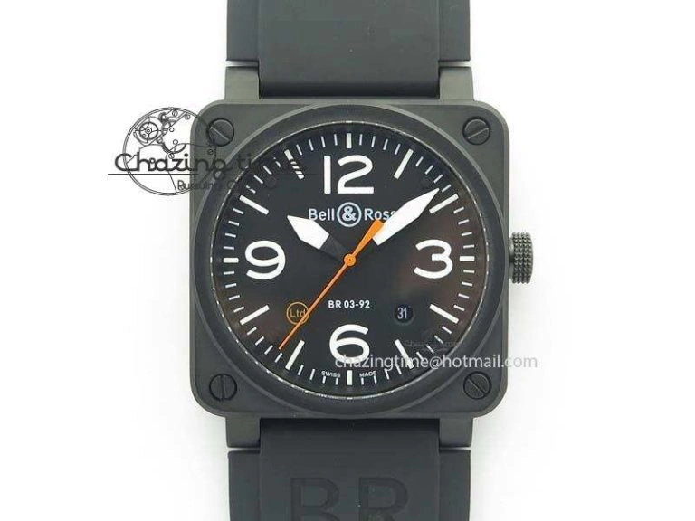 BR 123 Falcon Best Edition On Dark Brown Leather Strap Miyota9015
