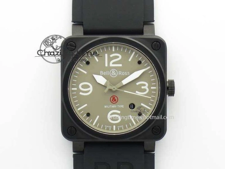 BR 123 Falcon Best Edition On Dark Brown Leather Strap Miyota9015