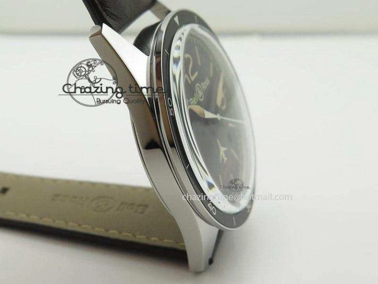 BR 123 Falcon Best Edition On Dark Brown Leather Strap Miyota9015