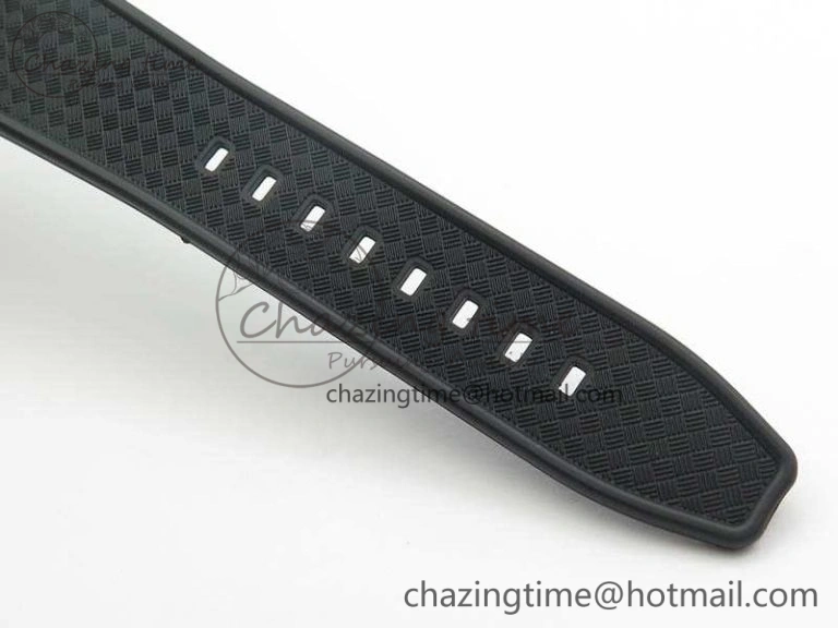 BR 123 GMT 24H SS Blue Dial On Black Rubber Strap A2836