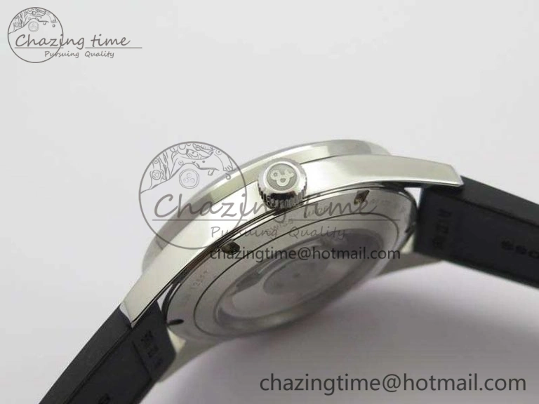 BR 123 GMT 24H SS Blue Dial On Black Rubber Strap A2836