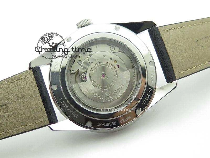 BR 123 Sport Heritage Best Edition On Black Leather Strap Miyota9015