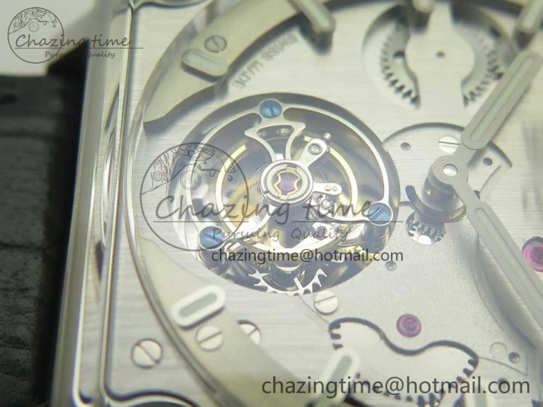 BR-X2 Sapphire Tourbillon BBR Best Edition Steel Dial on Gray Leather Strap