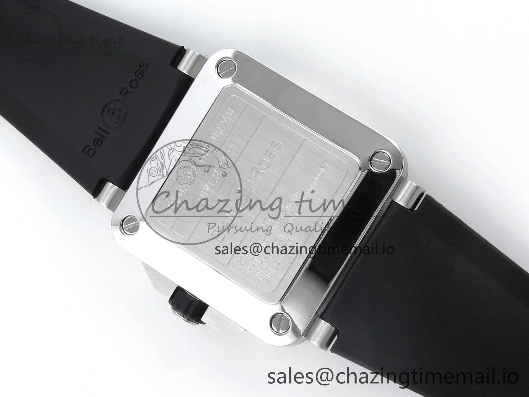 BR03-92 Diver BRF 1:1 Best Edition Black Dial on Black Rubber Strap A2824