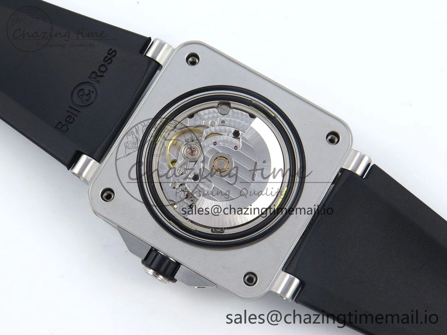 BR03-92 Diver BRF 1:1 Best Edition Black Dial on Black Rubber Strap A2824