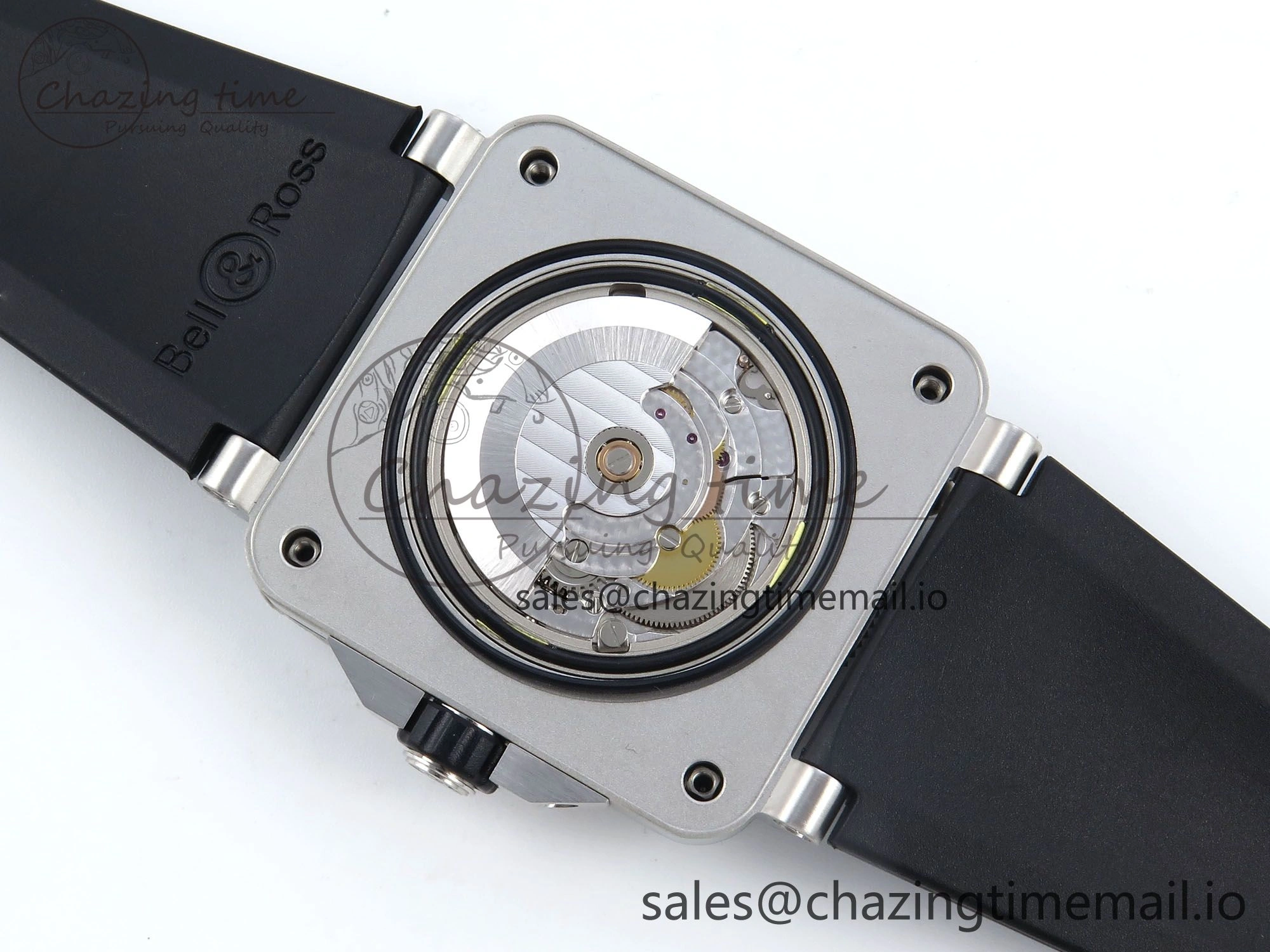 BR03-92 Diver BRF 1:1 Best Edition Black Dial on Black Rubber Strap A2824